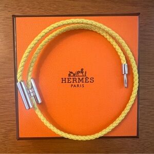 Hermes bracelet Cuir Tournis Tresse